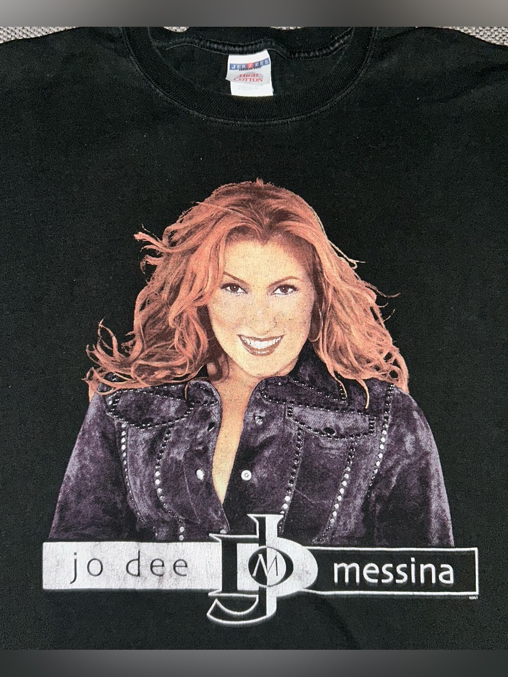 Vintage Jo Dee Messina Country Music Band Concert Tour Tee Shirt
Black